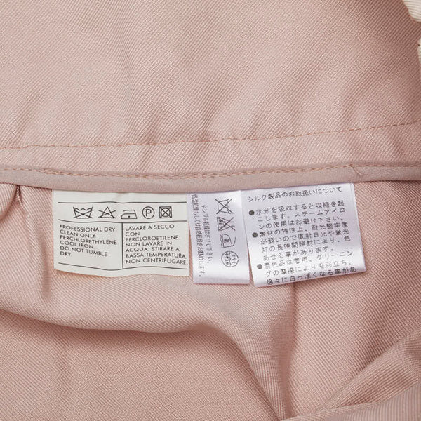 サルヴァトーレフェラガモ スカート サイズ：46 ライトピンク シルク レディース Salvatore Ferragamo 【中古】