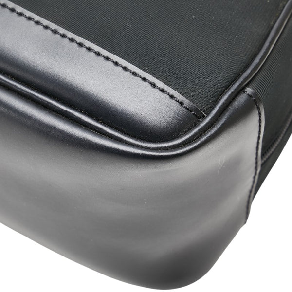 カルバンクライン ポーチ コスメポーチ ブラック ナイロン 合成皮革 レディース Calvin Klein 【中古】