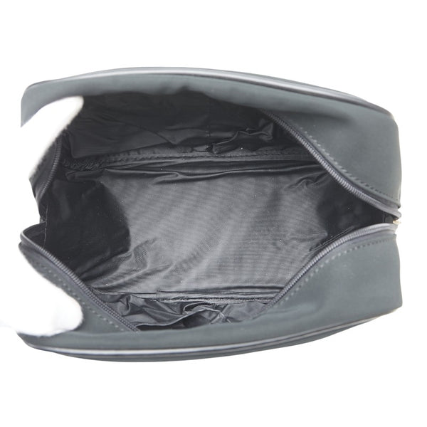 カルバンクライン ポーチ コスメポーチ ブラック ナイロン 合成皮革 レディース Calvin Klein 【中古】