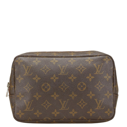 ルイ ヴィトン モノグラム トゥルース トワレット23 セカンドバッグ クラッチバッグ M47524 ブラウン PVC レディース LOUIS VUITTON 【中古】