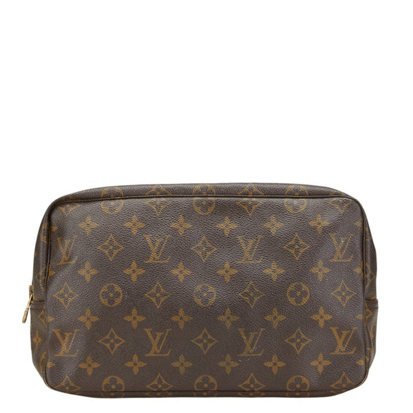 ルイ ヴィトン モノグラム トゥルーストワレット 28 セカンドバッグ クラッチバッグ M47522 ブラウン PVC レディース LOUIS VUITTON 【中古】