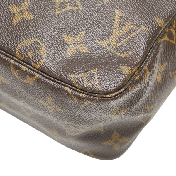 ルイ ヴィトン モノグラム トゥルーストワレット 28 セカンドバッグ クラッチバッグ M47522 ブラウン PVC レディース LOUIS VUITTON 【中古】
