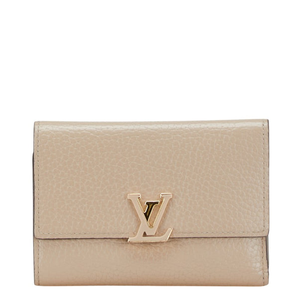 ルイ ヴィトン ポルトフォイユ カプシーヌ 三つ折り財布 M62159 ガレ トリヨンレザー レディース LOUIS VUITTON 【中古】