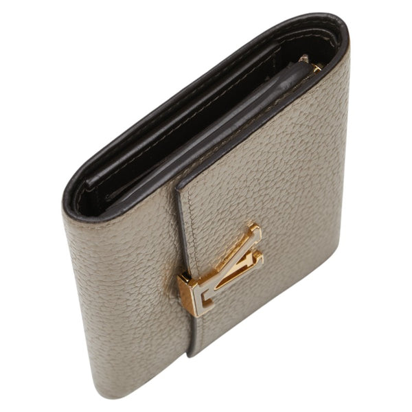 ルイ ヴィトン ポルトフォイユ カプシーヌ 三つ折り財布 M62159 ガレ トリヨンレザー レディース LOUIS VUITTON 【中古】