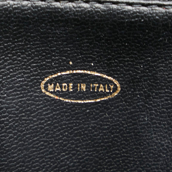 シャネル トリプルココマーク ワンショルダーバッグ ブラック ラムスキン レディース CHANEL 【中古】