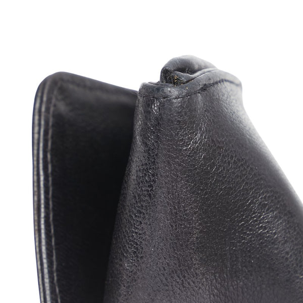 シャネル ココマーク コインケース 小銭入れ ブラック レザー レディース CHANEL 【中古】