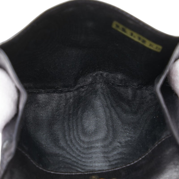 シャネル ココマーク コインケース 小銭入れ ブラック レザー レディース CHANEL 【中古】