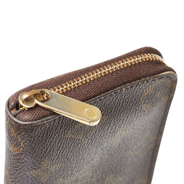 ルイ ヴィトン モノグラム ジッピー コインパース コインケース 小銭入れ M60067 ブラウン PVC レザー レディース LOUIS VUITTON 【中古】