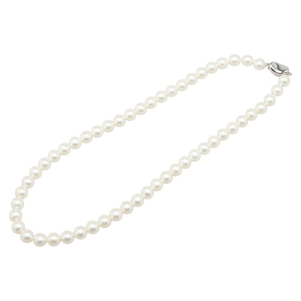 Silver シルバー アコヤパール7～7.5mm ネックレス レディース 【中古】