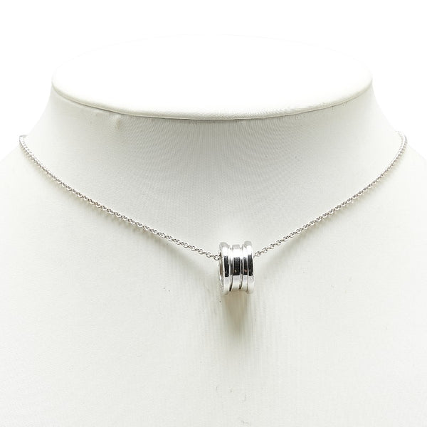 ブルガリ ビーゼロワン ネックレス K18WG ホワイトゴールド レディース BVLGARI 【中古】