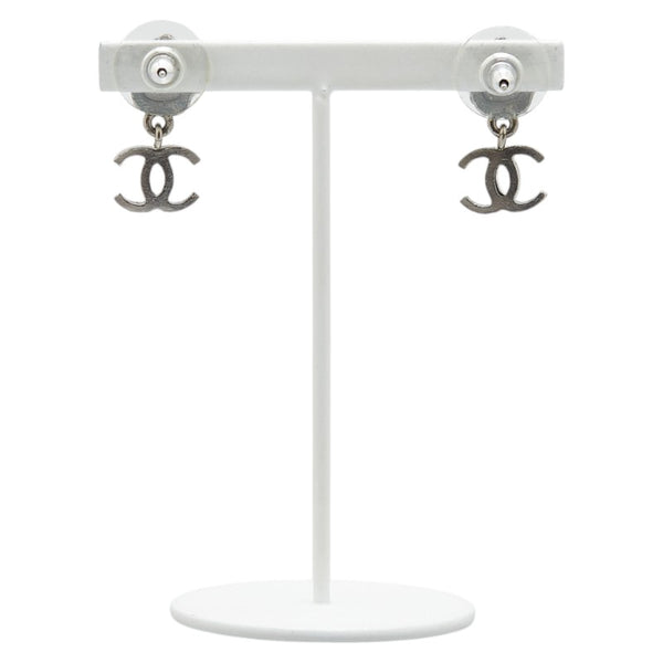 シャネル ココマーク てんとう虫 ピアス シルバー レッド メタル レディース CHANEL 【中古】