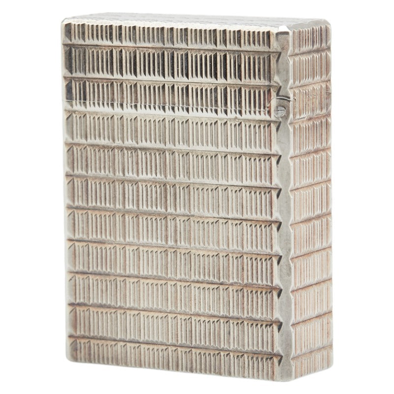 デュポン ライン1S ガスライター シルバー メタル レディース Dupont 【中古】