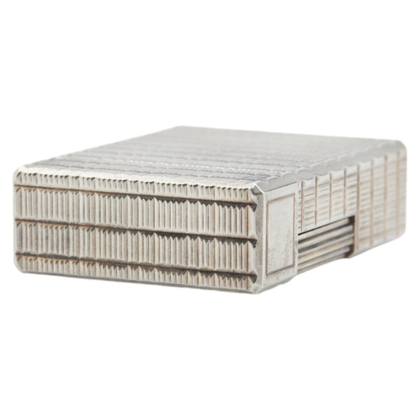 デュポン ライン1S ガスライター シルバー メタル レディース Dupont 【中古】