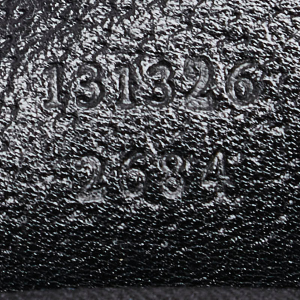 グッチ GGキャンバス アビー 斜め掛け ショルダーバッグ 131326 ブラック レザー レディース GUCCI 【中古】