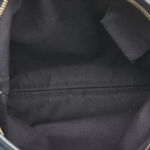 グッチ GGキャンバス アビー 斜め掛け ショルダーバッグ 131326 ブラック レザー レディース GUCCI 【中古】