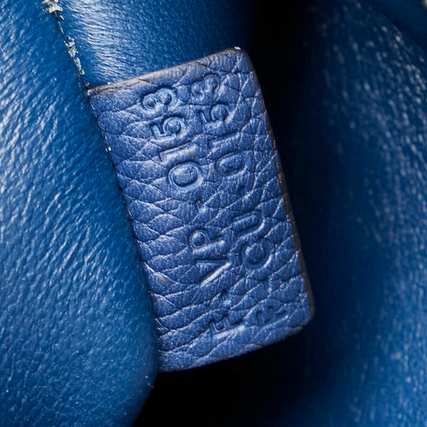 セリーヌ トラペーズ ミディアム ハンドバッグ ショルダーバッグ 2WAY ブルー レザー スウェード レディース CELINE 【中古】