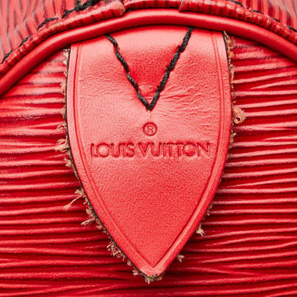ルイ ヴィトン エピ スピーディ30 ハンドバッグ ミニボストンバッグ M43007 カスティリアンレッド レザー レディース LOUIS VUITTON 【中古】