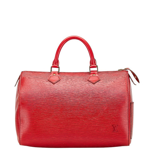 ルイ ヴィトン エピ スピーディ30 ハンドバッグ ミニボストンバッグ M43007 カスティリアンレッド レザー レディース LOUIS VUITTON 【中古】