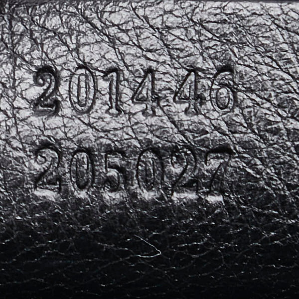 グッチ グッチシマ 斜め掛け ショルダーバッグ 201446 ブラック レザー メンズ GUCCI 【中古】