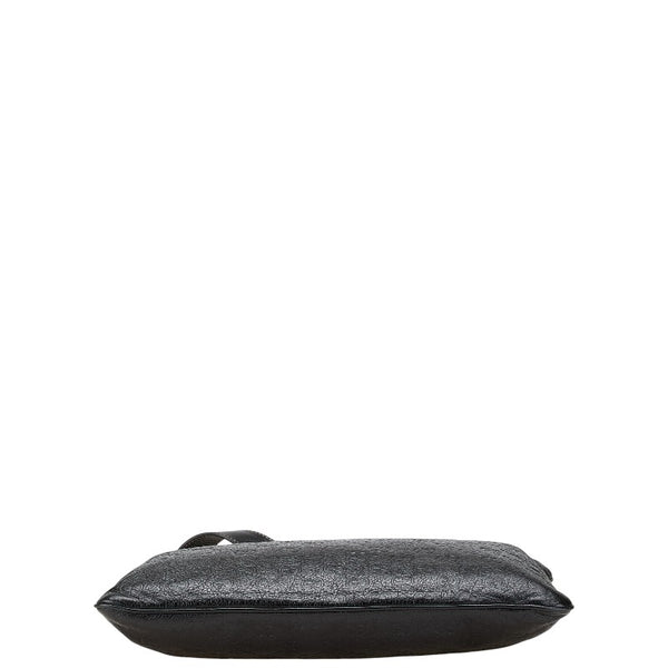 グッチ グッチシマ 斜め掛け ショルダーバッグ 201446 ブラック レザー メンズ GUCCI 【中古】