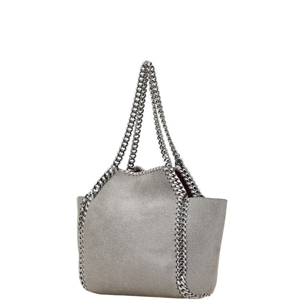 ステラマッカートニー ファラベラ チェーン ミニハンドバッグ ショルダーバッグ 2WAY グレー ポリエステル レディース Stella McCartney 【中古】
