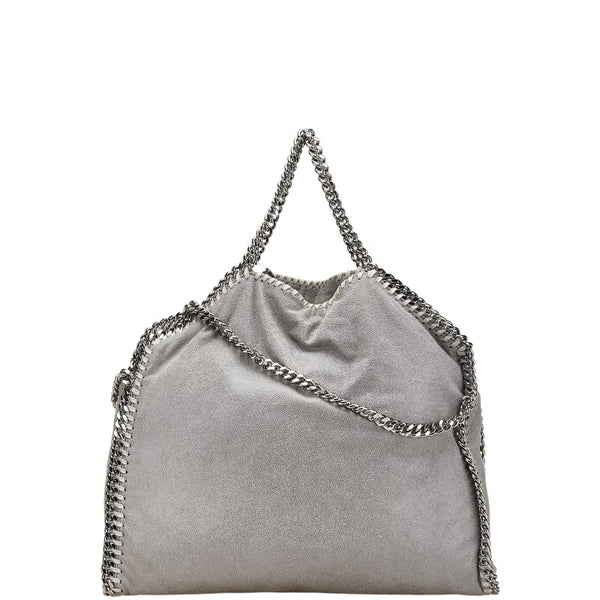 ステラマッカートニー ファラベラ チェーン ハンドバッグ ショルダーバッグ グレー ポリエステル レディース Stella McCartney 【中古】
