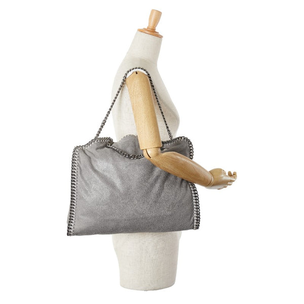 ステラマッカートニー ファラベラ チェーン ハンドバッグ ショルダーバッグ グレー ポリエステル レディース Stella McCartney 【中古】