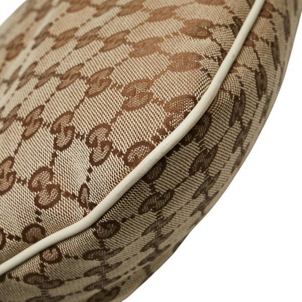 グッチ GGキャンバス インターロッキングG ワンショルダーバッグ ハンドバッグ 169947 ベージュ アイボリー キャンバス レザー レディース GUCCI 【中古】