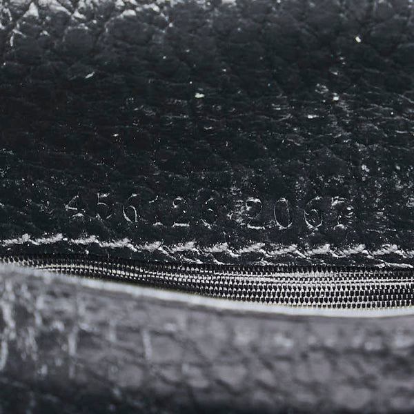 グッチ GGマーモント 二つ折り財布 456126 ブラック レザー レディース GUCCI 【中古】