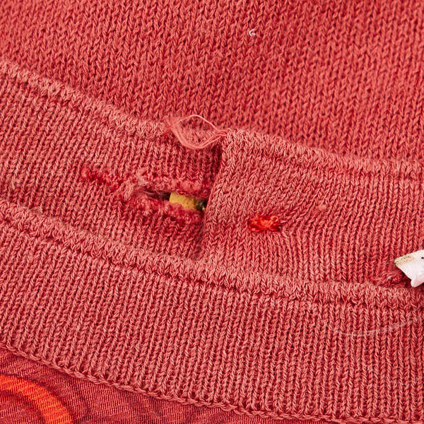 エルメス ニット セーター 半袖 サイズ：M レッド シルク コットン レディース HERMES 【中古】