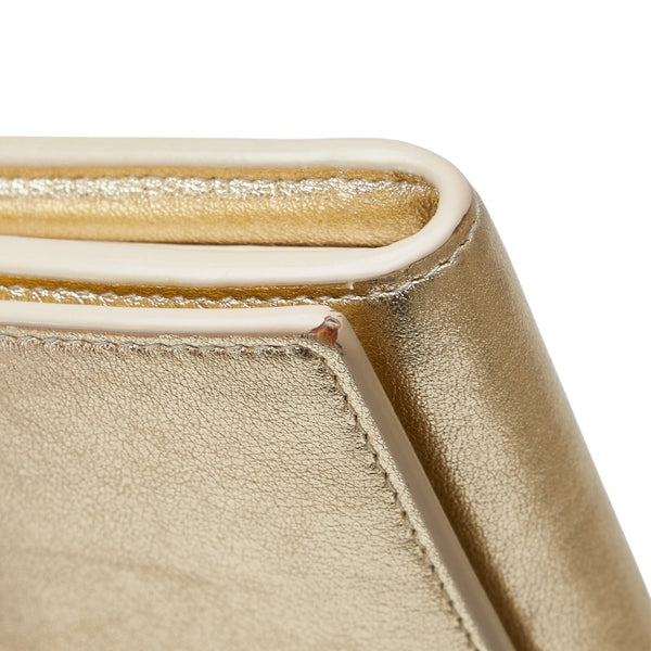 サンローラン YSL 長財布 372266 ゴールド レザー レディース SAINT LAURENT 【中古】