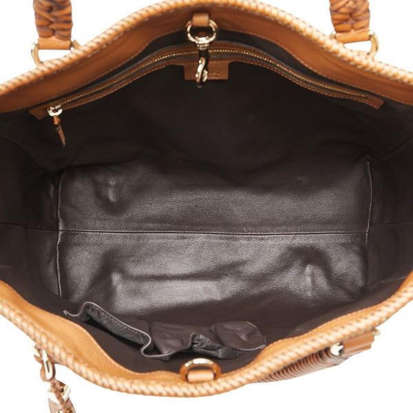 グッチ マラケシュ パイソン トートバッグ 257023 ベージュ ブラウン レザー レディース GUCCI 【中古】