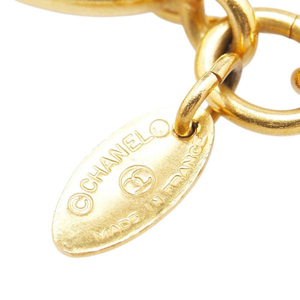 シャネル ライオン ロングネックレス ゴールド メッキ レディース CHANEL 【中古】