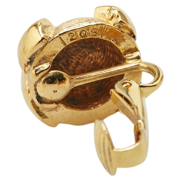 シャネル ココマーク イヤリング ゴールド メッキ レディース CHANEL 【中古】