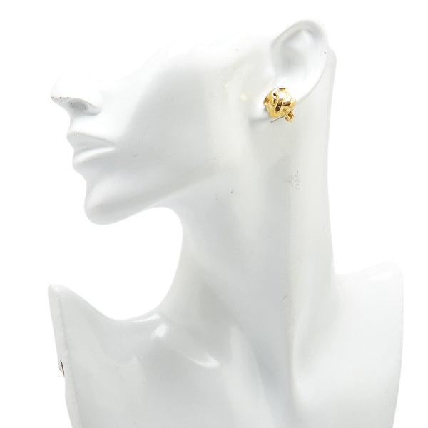 シャネル ココマーク イヤリング ゴールド メッキ レディース CHANEL 【中古】