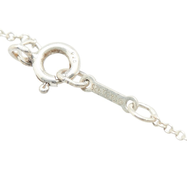 ティファニー キス バー 1Pダイヤ ネックレス SV925 シルバー レディース TIFFANY&Co. 【中古】