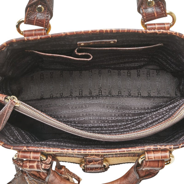 セリーヌ ブギーバッグ トートバッグ ベージュ ブラウン ラフィア レザー レディース CELINE 【中古】