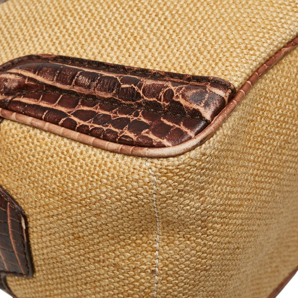 セリーヌ ブギーバッグ トートバッグ ベージュ ブラウン ラフィア レザー レディース CELINE 【中古】