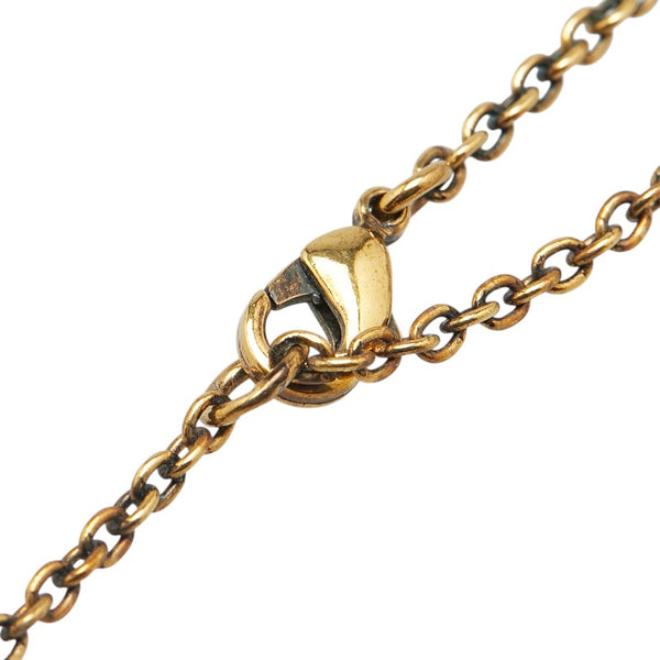 ディオール ハート ロングネックレス ゴールド マルチカラー メッキ レディース Dior 【中古】