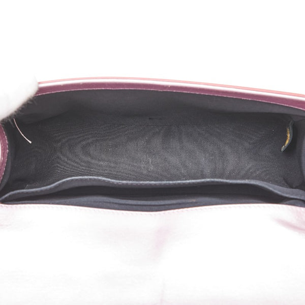 シャネル ココマーク ボーイシャネル25 斜め掛け チェーン ショルダーバッグ ピンク パテントレザー レディース CHANEL 【中古】