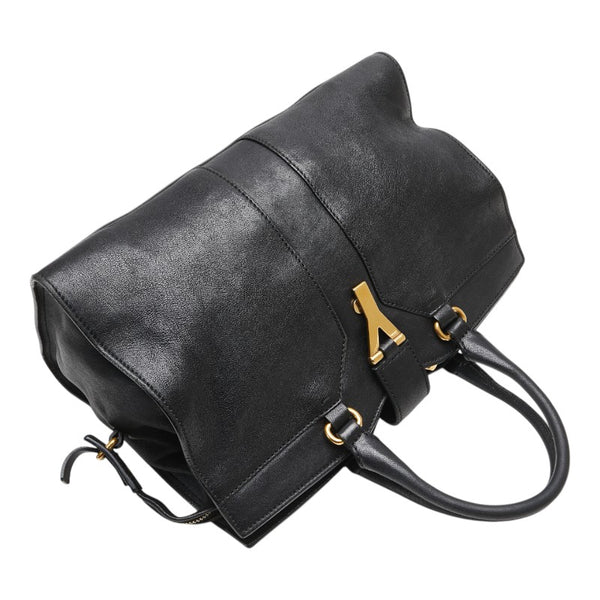 サンローラン カバスシック ハンドバッグ ショルダーバッグ 2WAY ブラック レザー レディース SAINT LAURENT 【中古】