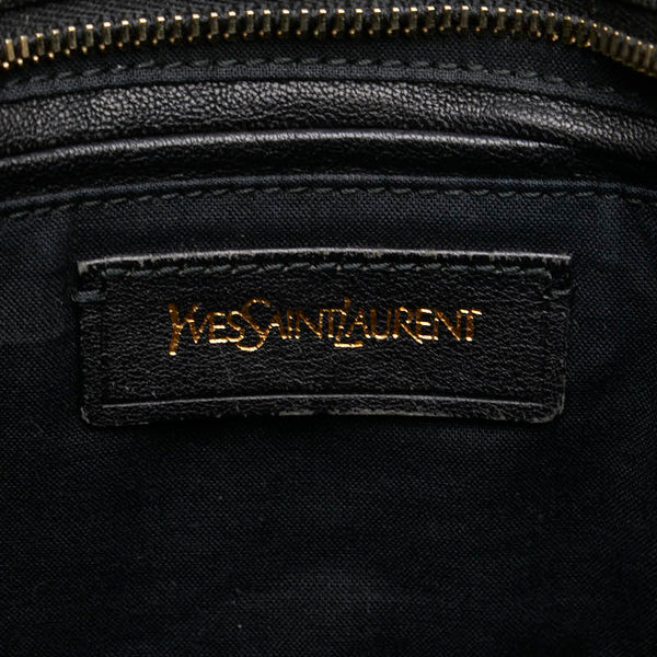 サンローラン カバスシック ハンドバッグ ショルダーバッグ 2WAY ブラック レザー レディース SAINT LAURENT 【中古】