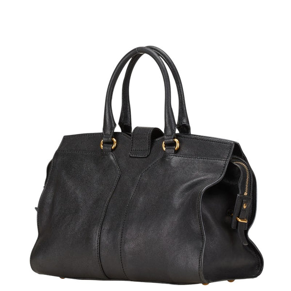 サンローラン カバスシック ハンドバッグ ショルダーバッグ 2WAY ブラック レザー レディース SAINT LAURENT 【中古】