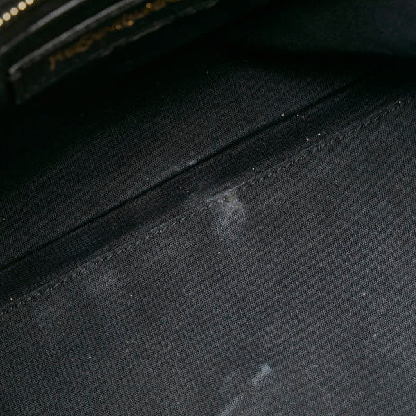 サンローラン カバスシック ハンドバッグ ショルダーバッグ 2WAY ブラック レザー レディース SAINT LAURENT 【中古】