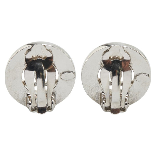 シャネル ココマーク ラウンド イヤリング シルバー メタル レディース CHANEL 【中古】