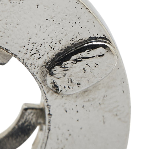 シャネル ココマーク ラウンド イヤリング シルバー メタル レディース CHANEL 【中古】