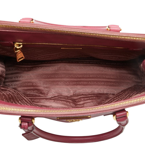 プラダ ガレリア サフィアーノ ハンドバッグ ショルダーバッグ 2WAY BN2274 ピンク レザー レディース PRADA 【中古】