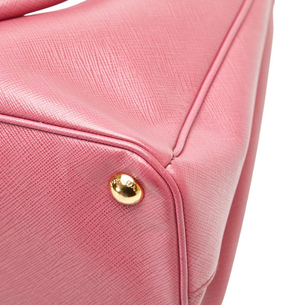 プラダ ガレリア サフィアーノ ハンドバッグ ショルダーバッグ 2WAY BN2274 ピンク レザー レディース PRADA 【中古】