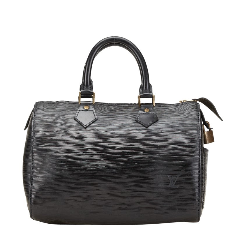 ルイ ヴィトン エピ スピーディ25 ハンドバッグ ミニボストンバッグ M59032 ノワール ブラック レザー レディース LOUIS VUITTON 【中古】