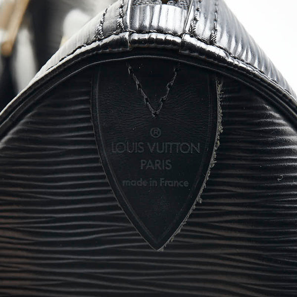 ルイ ヴィトン エピ スピーディ25 ハンドバッグ ミニボストンバッグ M59032 ノワール ブラック レザー レディース LOUIS VUITTON 【中古】